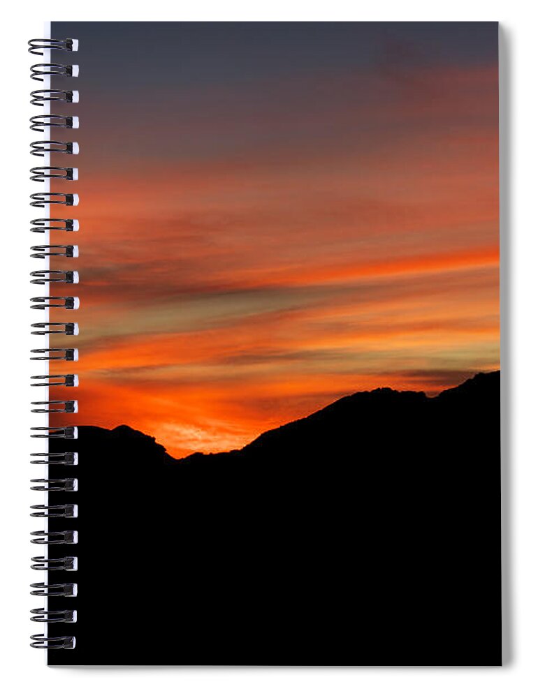 Sunset Spiral Notebook featuring the photograph Sunset by Ivan Slosar