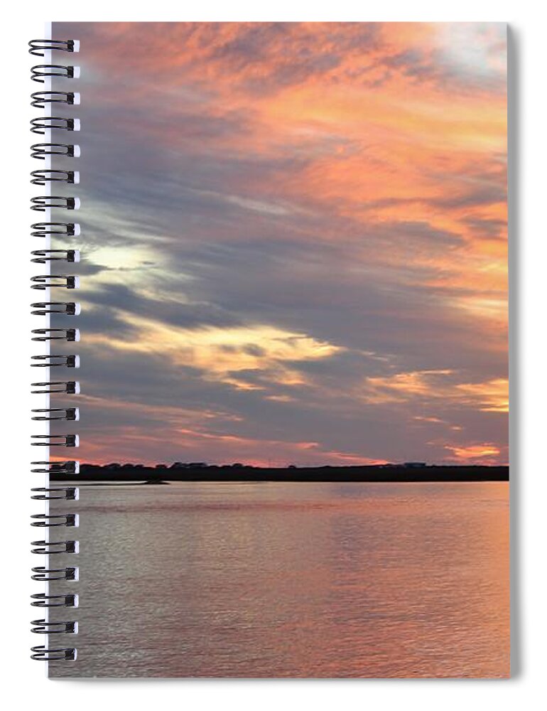 Sunset Spiral Notebook featuring the photograph Sunset Magic by Cynthia Guinn
