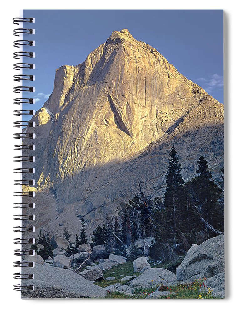 Sunset Spiral Notebook featuring the photograph Sunset on Mitchell Peak by Ed Cooper Photography