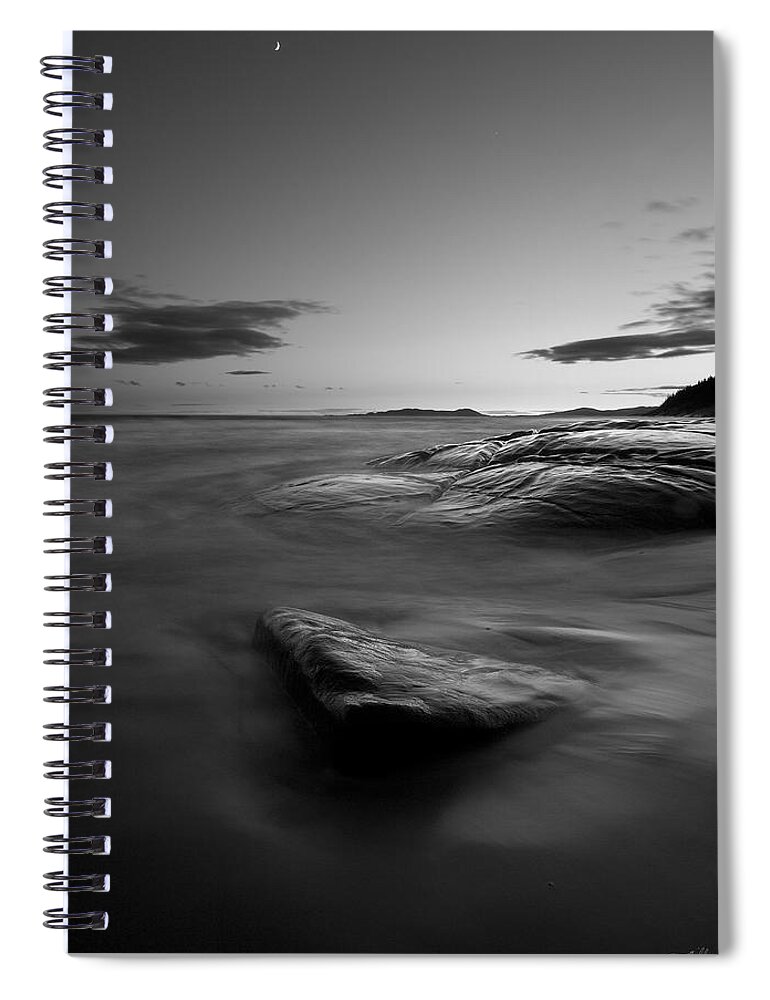 Lake Superior Spiral Notebook featuring the photograph Superior Crescent  by Doug Gibbons