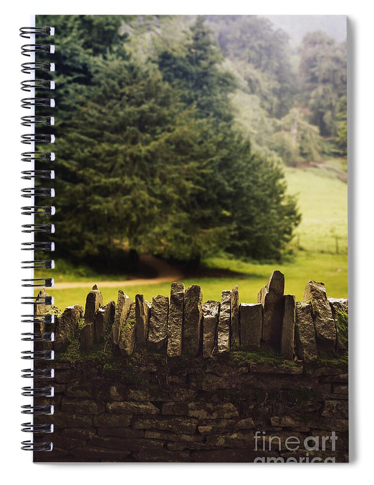 Stone Spiral Notebook featuring the photograph Surrounding the Pasture by Margie Hurwich