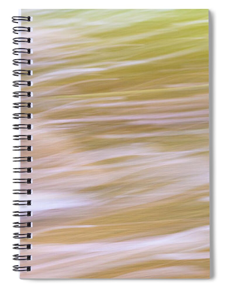 Abstract Spiral Notebook featuring the photograph Swoosh by Tamara Becker