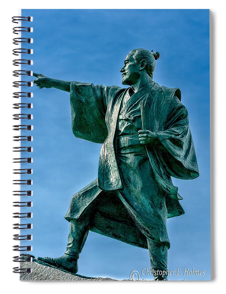 Christopher Holmes Spiral Notebook featuring the photograph Taiki by Christopher Holmes