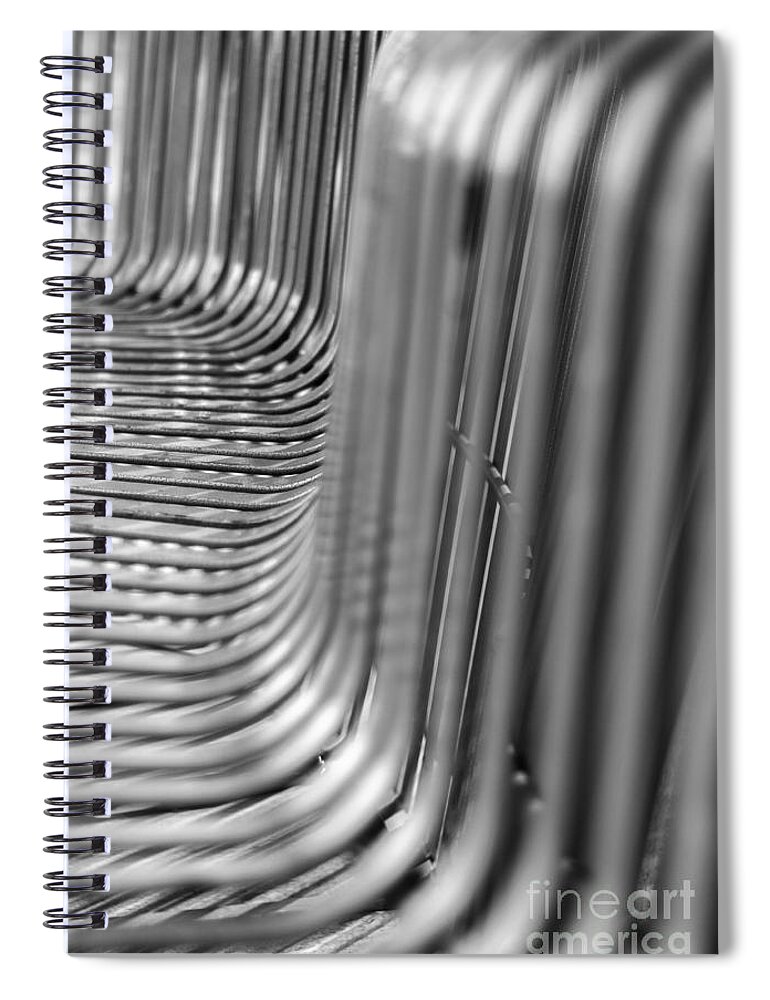 Abstract Spiral Notebook featuring the photograph Take a Seat by Tamara Becker