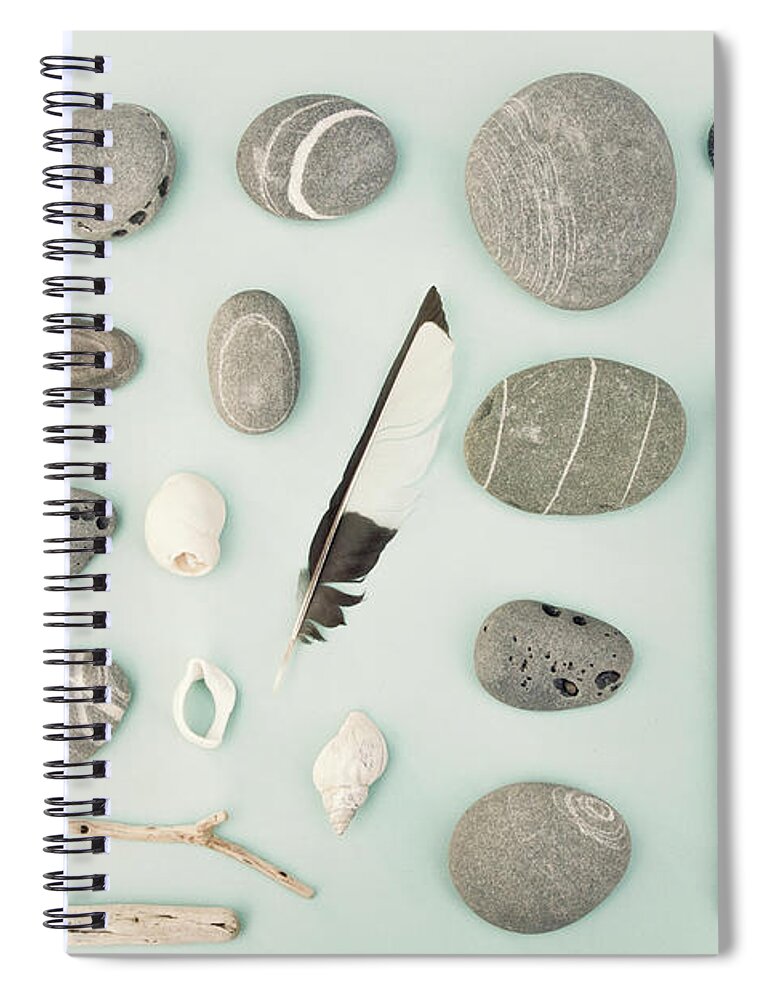 Tranquility Spiral Notebook featuring the photograph Tales From The Sea by Image By Catherine Macbride