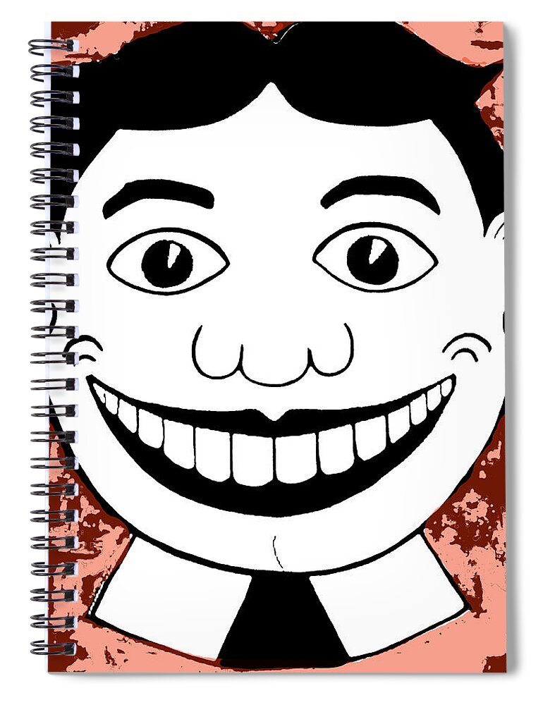  Patricia Arroyo Spiral Notebook featuring the painting Tangerine Pop Tillie by Patricia Arroyo