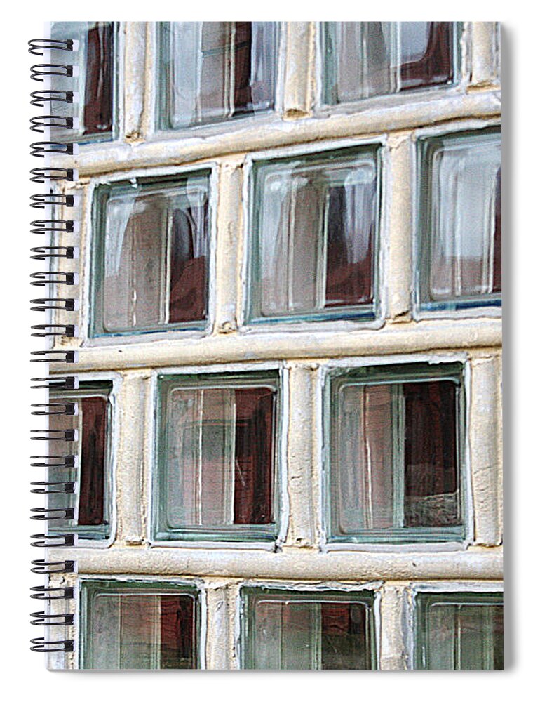 Windows Spiral Notebook featuring the photograph Technocratic Windows by William Selander