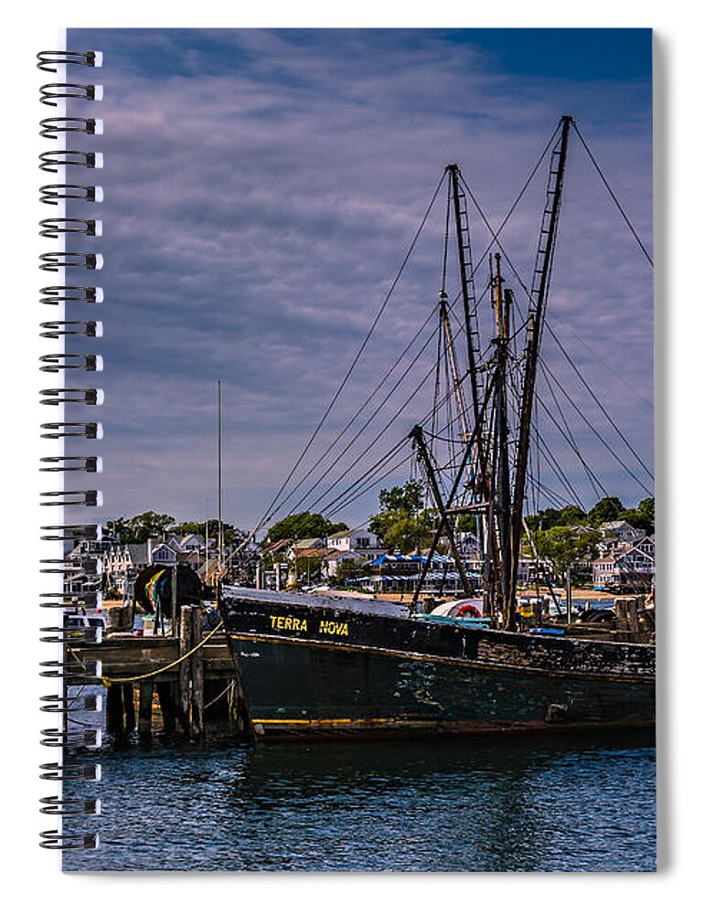Cape Cod Spiral Notebook featuring the photograph Terra Nova Fishing Trolley by Susan Candelario