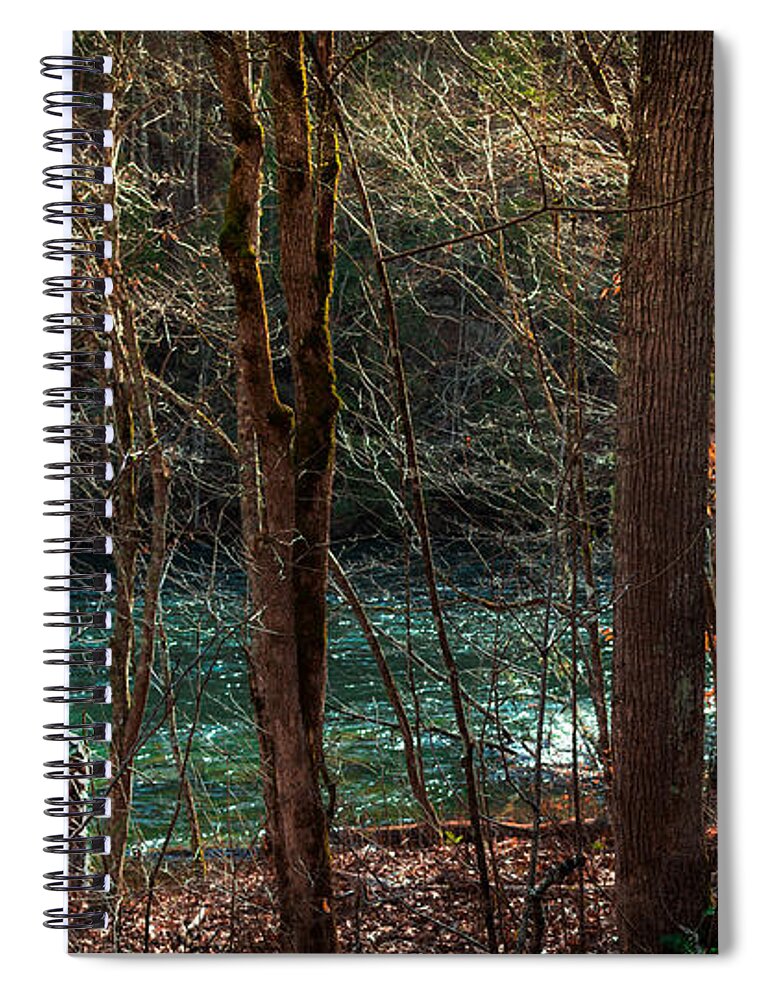 Fly Fishing Spiral Notebook featuring the photograph THE ART of FLY FISHING by Karen Wiles