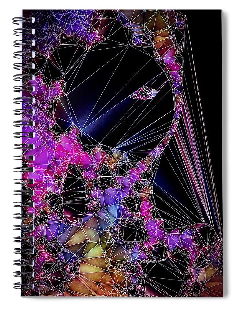 The Artist's Soul Spiral Notebook featuring the digital art The Artists Soul by Susan Maxwell Schmidt