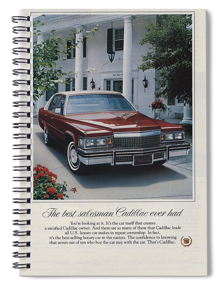 Automobiles Spiral Notebook featuring the photograph The Best Salesperson...... by John Schneider