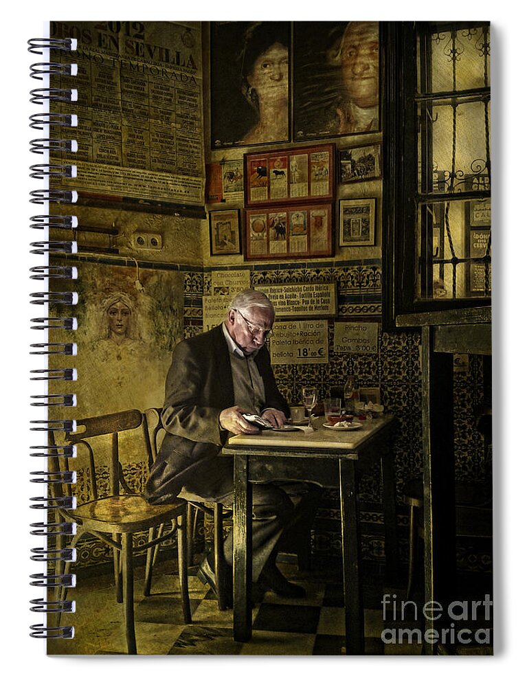People Spiral Notebook featuring the photograph The Bill by Heiko Koehrer-Wagner