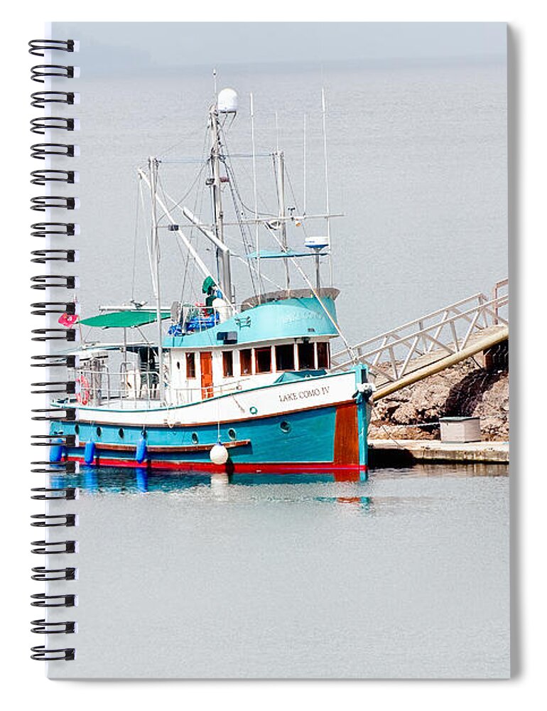 Landscape Spiral Notebook featuring the photograph The Boat by Jim Thompson