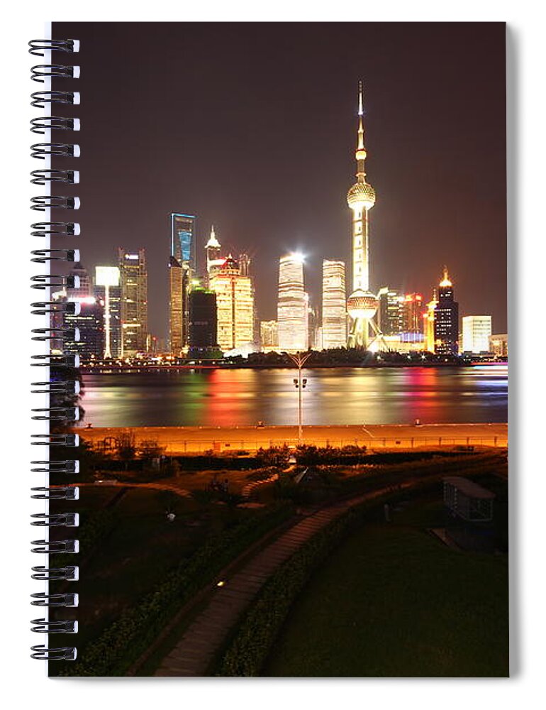 Tranquility Spiral Notebook featuring the photograph The Bund Img_2968 by Xiaozhu Yuan