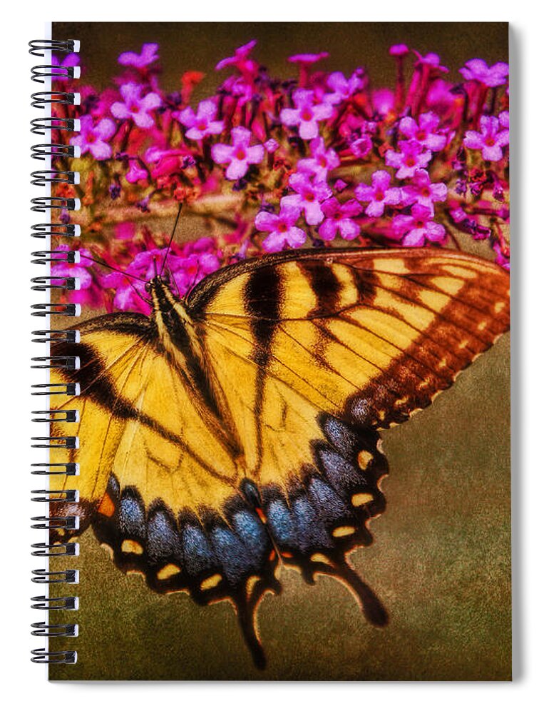 Female Eastern Tiger Swallowtail Spiral Notebook featuring the photograph The Butterfly Effect by Elizabeth Winter