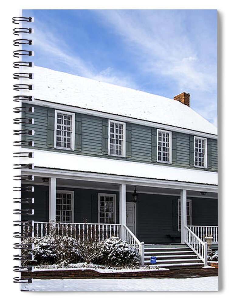 Cayce Spiral Notebook featuring the photograph The Cayce Museum by Charles Hite