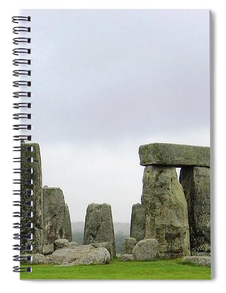 Stonehenge Spiral Notebook featuring the photograph The Circle by Denise Railey