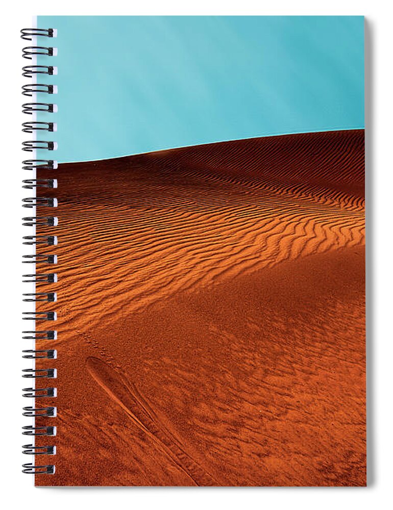 Tranquility Spiral Notebook featuring the photograph The Core Of Rub Al Khali by Wajahat