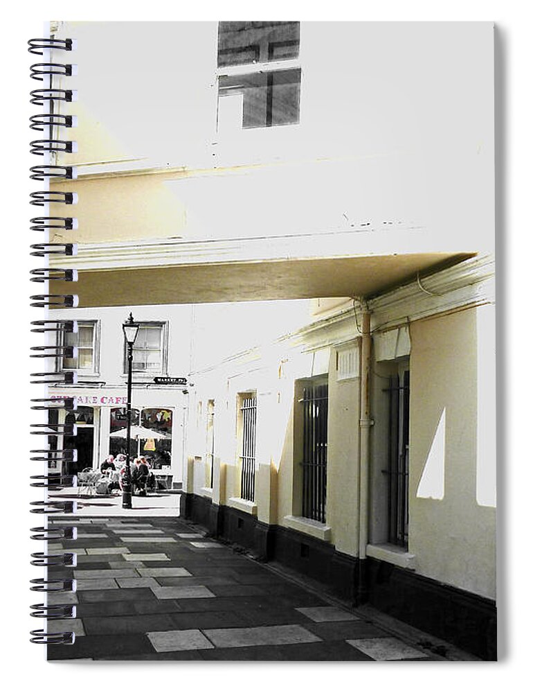 Local Spiral Notebook featuring the photograph The Cupcake Cafe by Steve Taylor