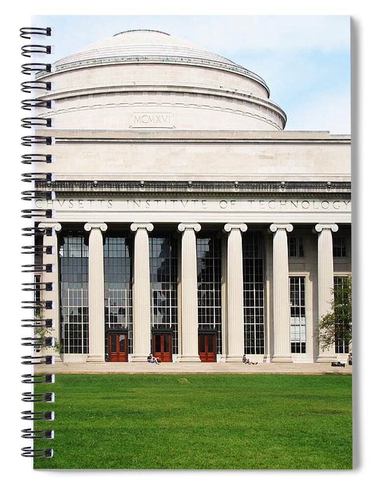 The Dome At Mit Spiral Notebook featuring the photograph The Dome at MIT by Georgia Clare