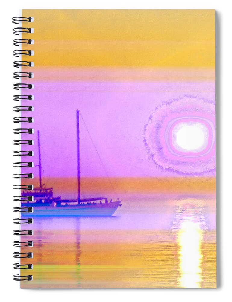 Seascapes Spiral Notebook featuring the photograph The Drifters Dream by Holly Kempe
