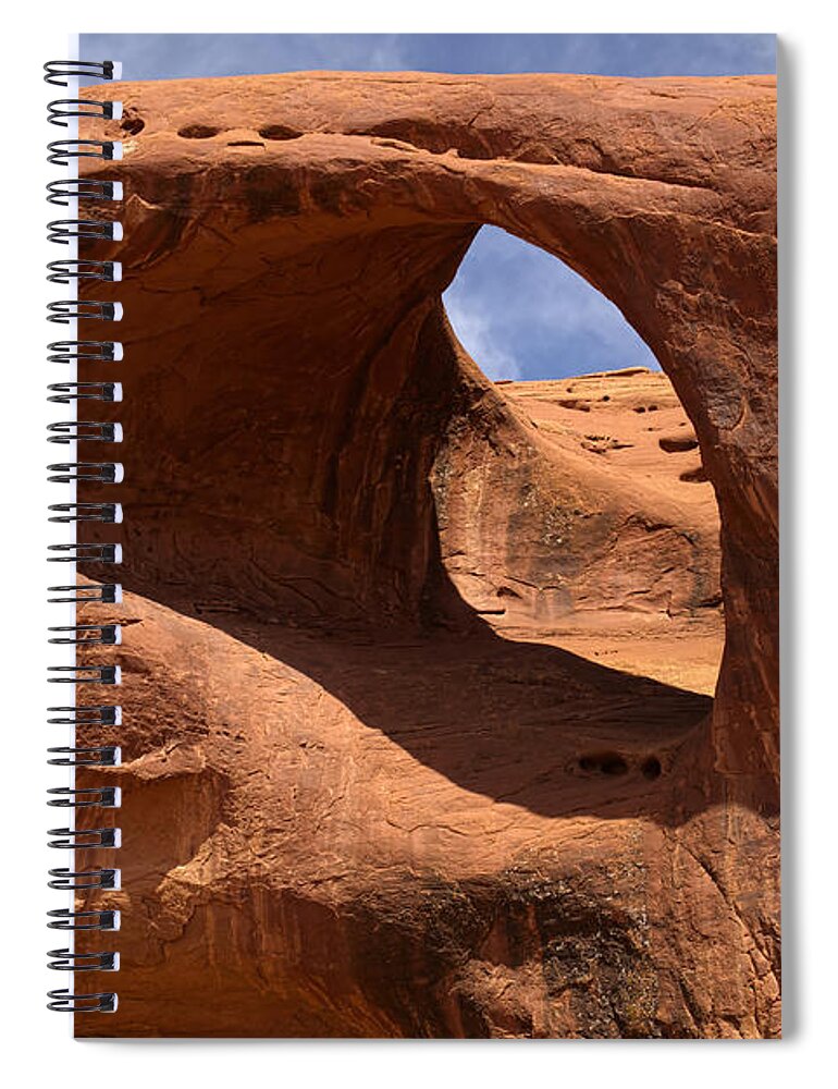 Travel Spiral Notebook featuring the photograph The Eye of the Needle by Lucinda Walter