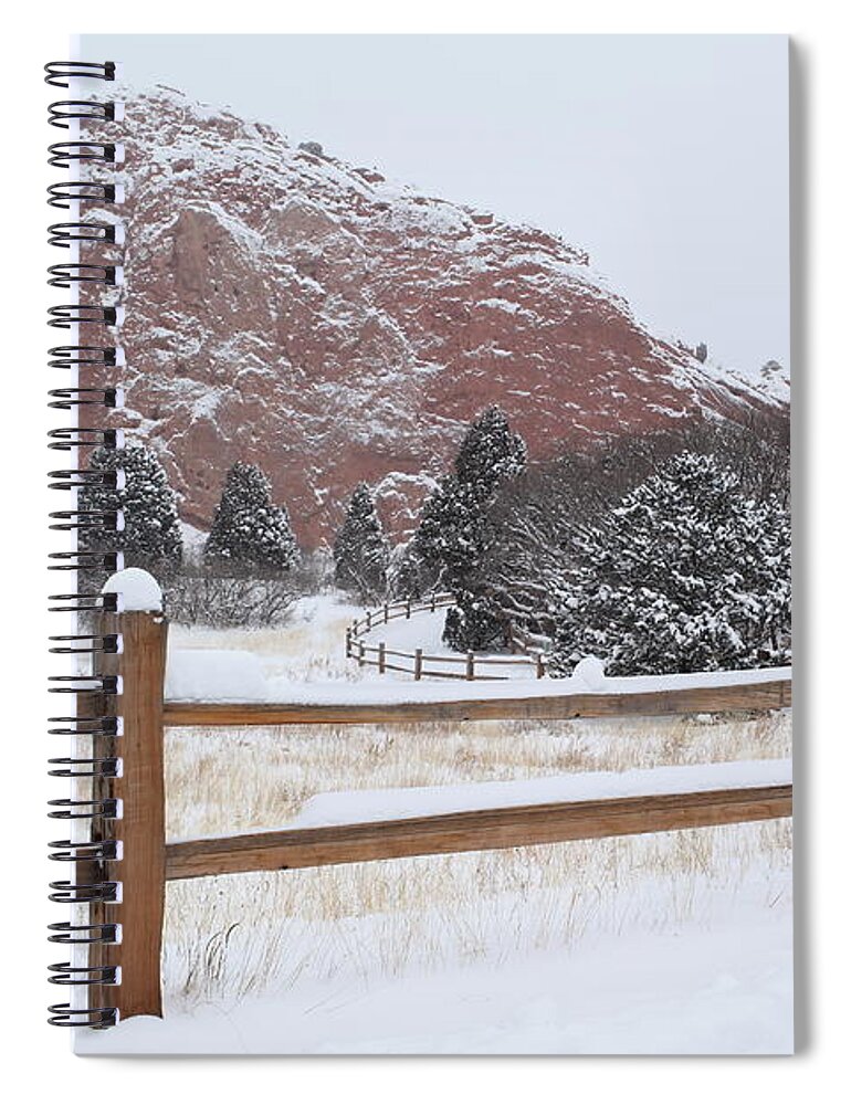 Colorado Spiral Notebook featuring the photograph The Gentle Thief of Colours by Eric Glaser