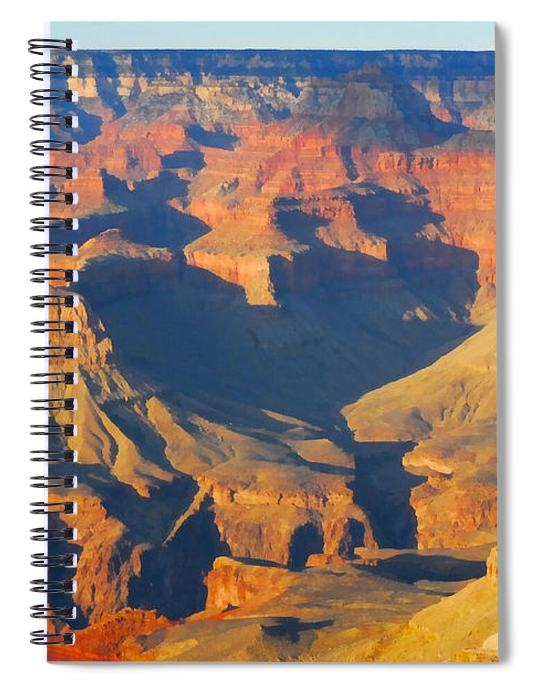 The Grand Canyon From Outer Space Spiral Notebook featuring the photograph The Grand Canyon From Outer Space by Jpl