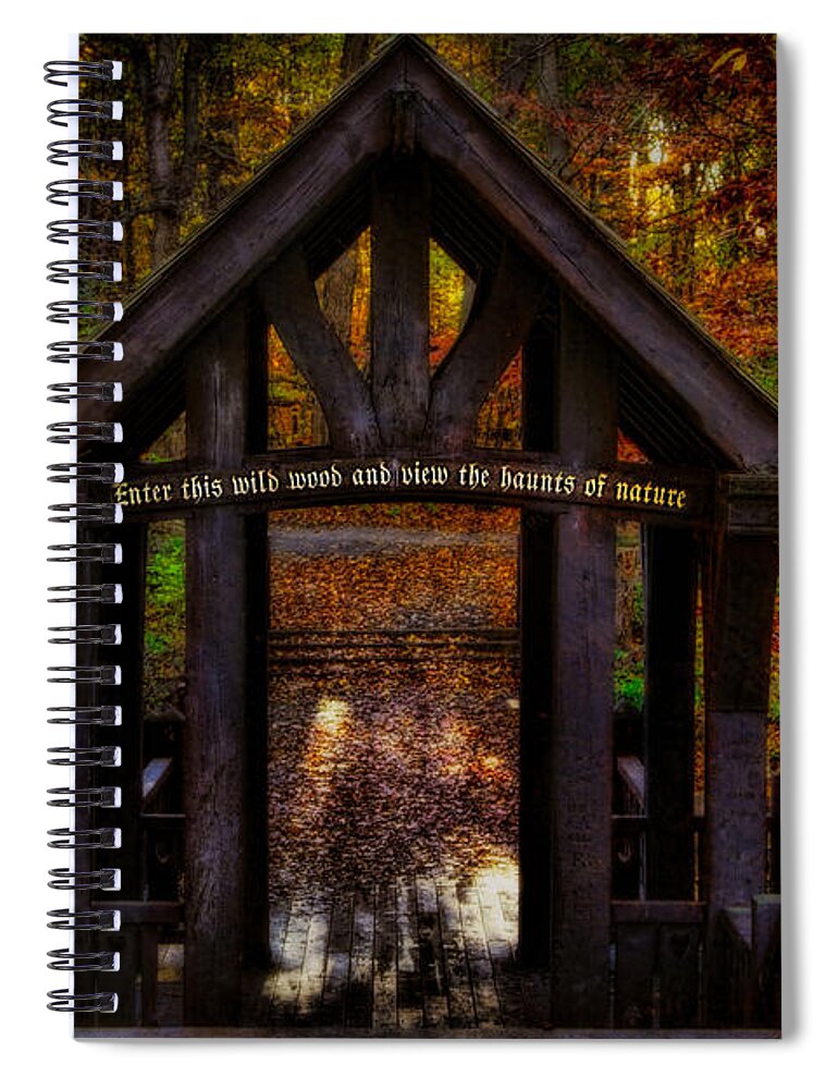 Nature Spiral Notebook featuring the photograph The Haunts of Nature by Jarrod Erbe