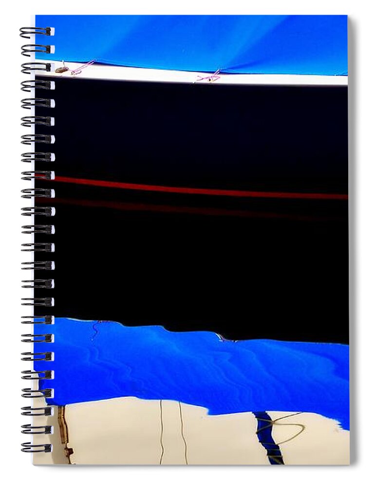 Abstract Spiral Notebook featuring the photograph The Inner Side of Surface - Limited Edition by Lauren Leigh Hunter Fine Art Photography