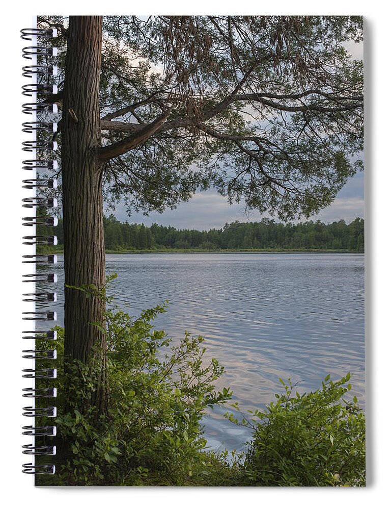The Lake Lakehurst New Jersey Spiral Notebook featuring the photograph The Lake Lakehurst New Jersey by Terry DeLuco