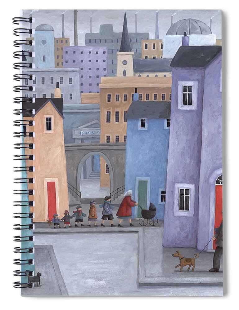 Peter Adderley Spiral Notebook featuring the photograph The Little Ones by MGL Meiklejohn Graphics Licensing
