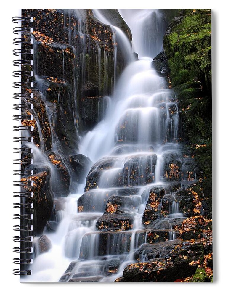 Eastatoe Falls Spiral Notebook featuring the photograph The Magic of Waterfalls by Carol Montoya
