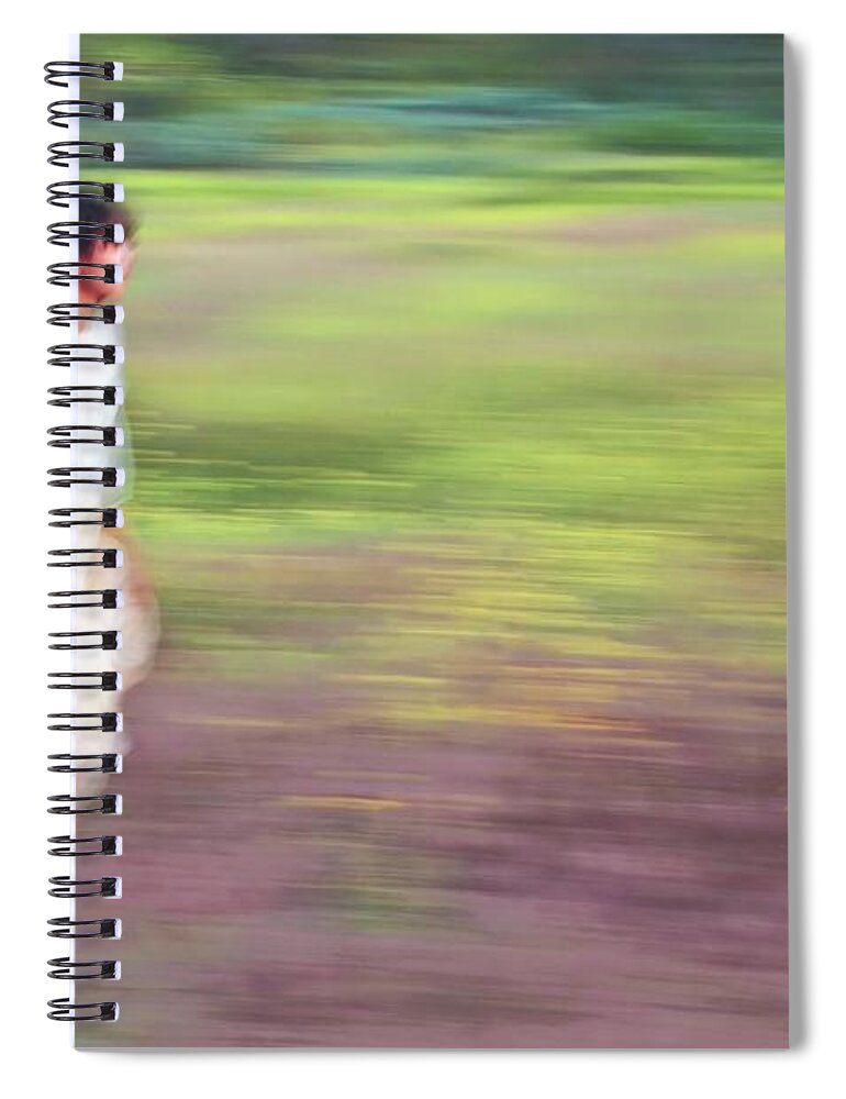 Impressionist Art Spiral Notebook featuring the photograph The Meadow by Theresa Tahara