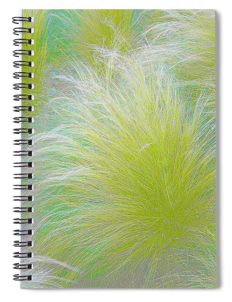 Grass Spiral Notebook featuring the photograph The Nature Of Grass  by Ben and Raisa Gertsberg