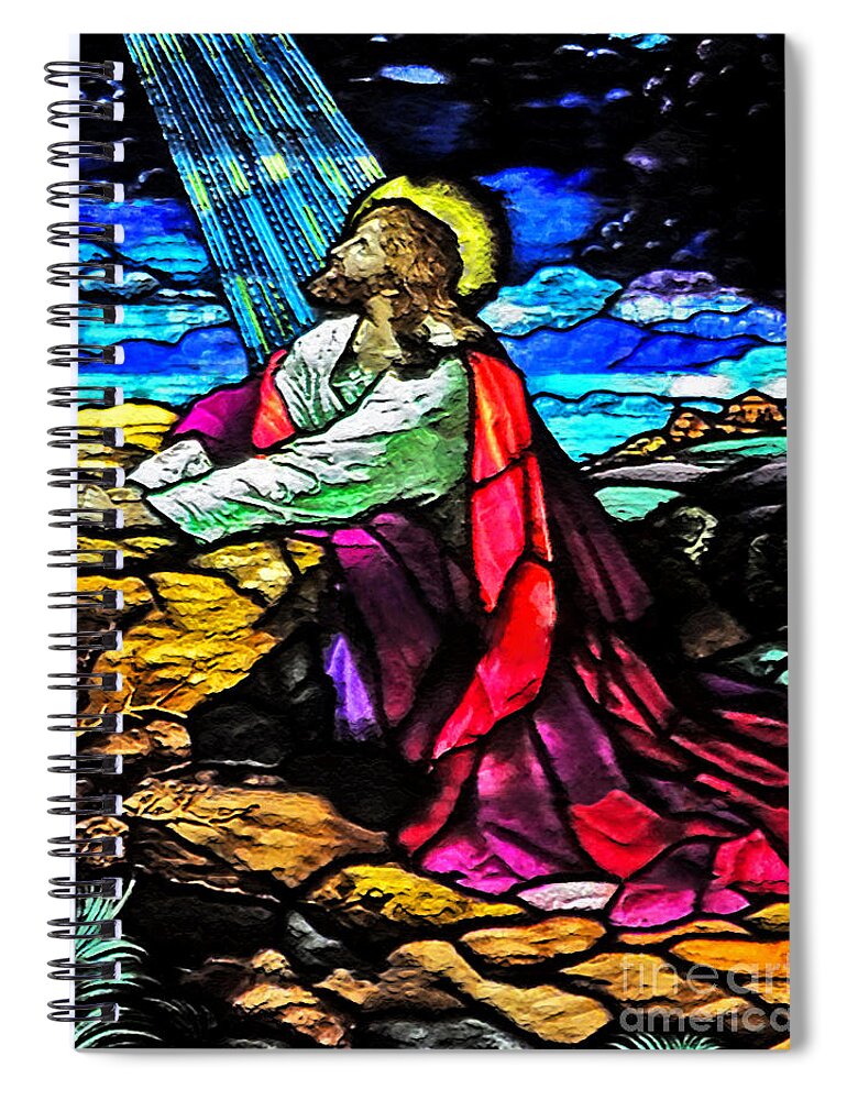 Easter Cards Spiral Notebook featuring the photograph The Night Before The Cross by Lydia Holly