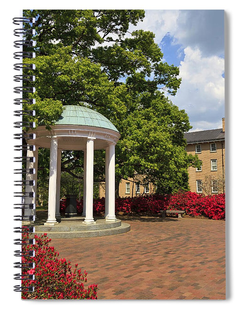The Old Well Spiral Notebook featuring the photograph The Old Well at Chapel Hill Campus by Jill Lang