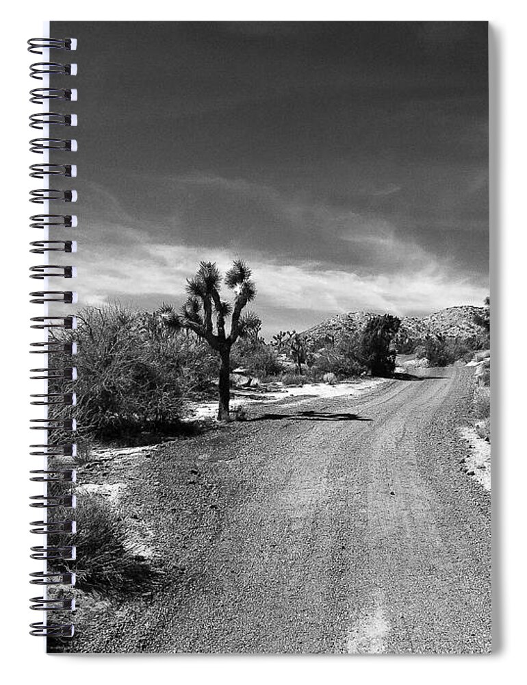 Desert Road Spiral Notebook featuring the photograph The RoaD by Angela J Wright