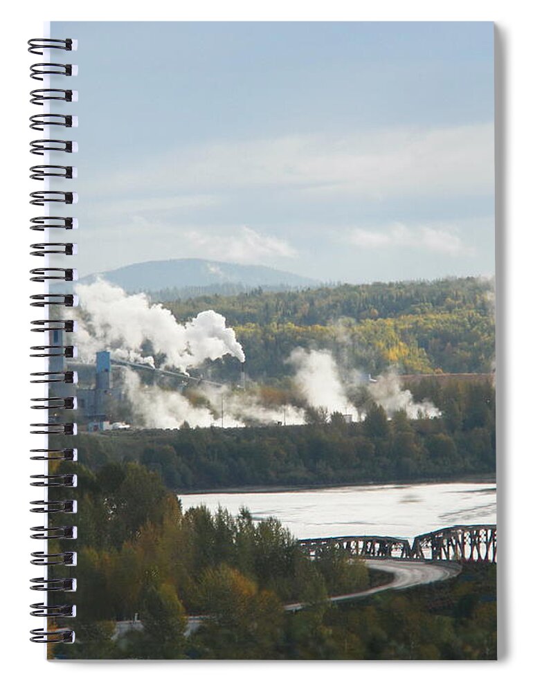 River Spiral Notebook featuring the photograph The Smell of Money by Vivian Martin