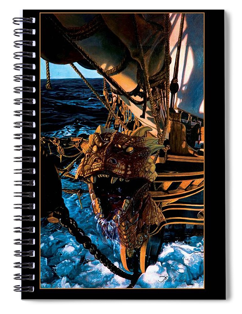 Smugglers Spiral Notebook featuring the painting The Smugglers by Patrick Whelan