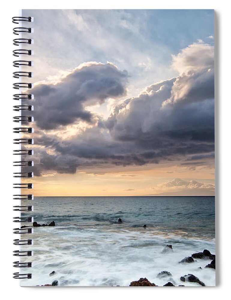 Art Spiral Notebook featuring the photograph The Sun Looking Down by Jon Glaser