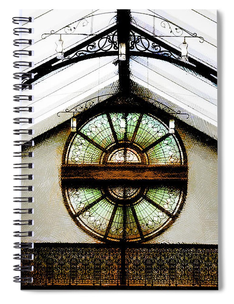 Christchurch Spiral Notebook featuring the photograph The Tannery by Steve Taylor
