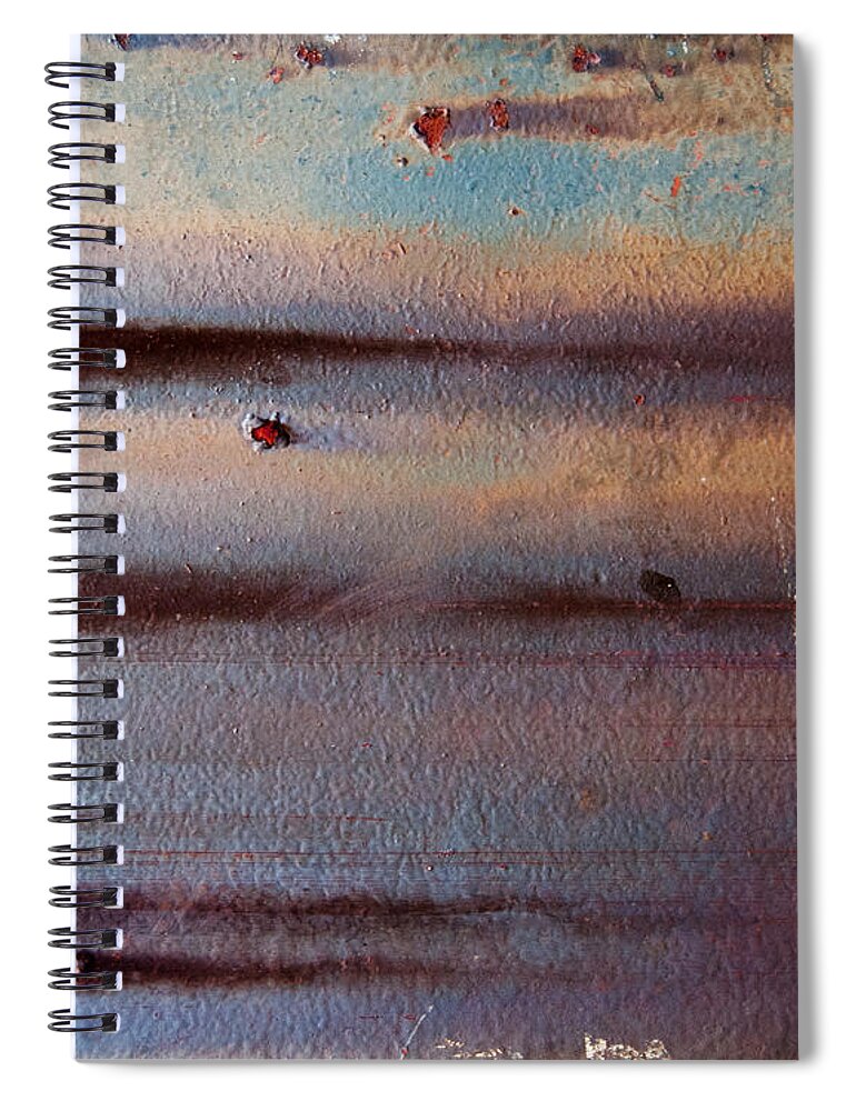 Abstract Art Spiral Notebook featuring the photograph The Tide Is Out 4 by Jani Freimann