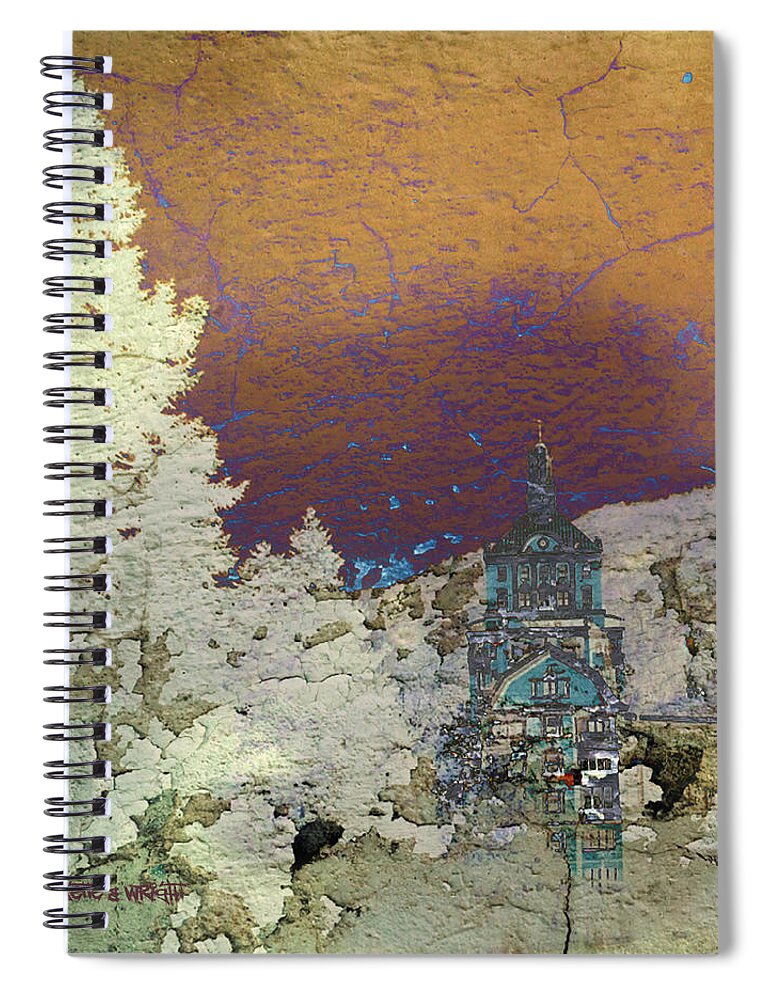 Art Spiral Notebook featuring the photograph The Tower by Paulette B Wright