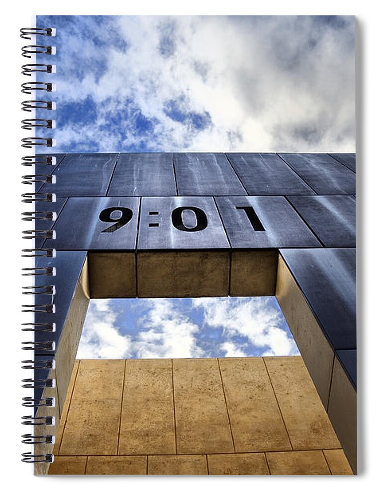 Oklahoma City Spiral Notebook featuring the photograph The Wall by Diana Powell