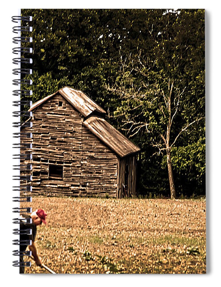 Old Heritage Spiral Notebook featuring the photograph The Way It Used To Be by Randall Branham