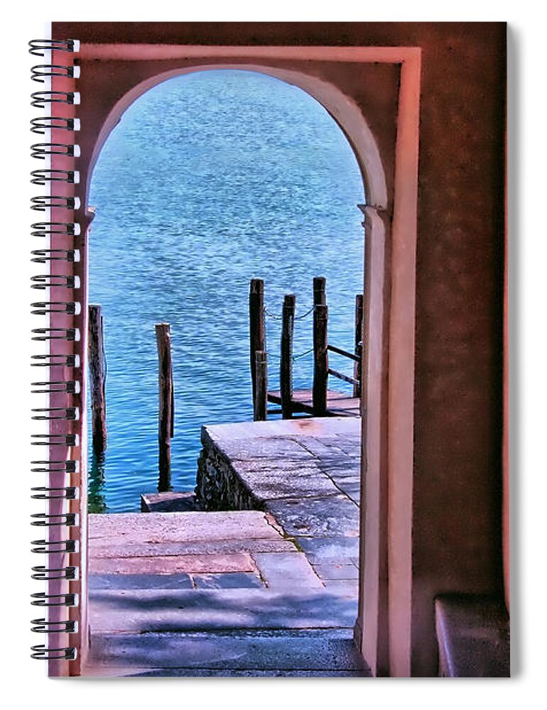 Lake Spiral Notebook featuring the photograph The Way Out by Hanny Heim