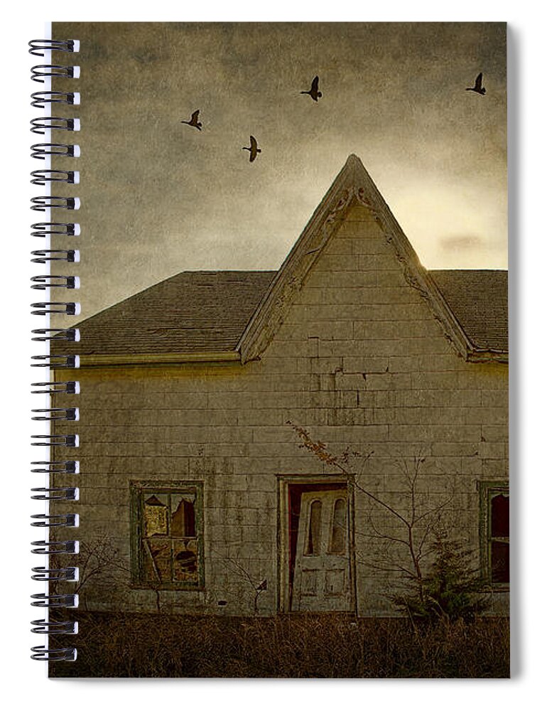 Old House Spiral Notebook featuring the photograph The Witch's House by Nikolyn McDonald