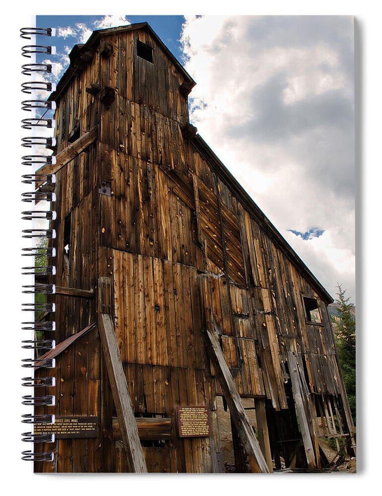 Colorado Spiral Notebook featuring the photograph The Yankee Girl by Lana Trussell