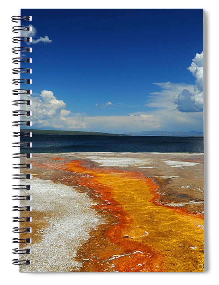 Home Spiral Notebook featuring the photograph Thermal Color by Richard Gehlbach